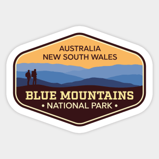 Blue Mountains National Park Australia NSW badge Sticker